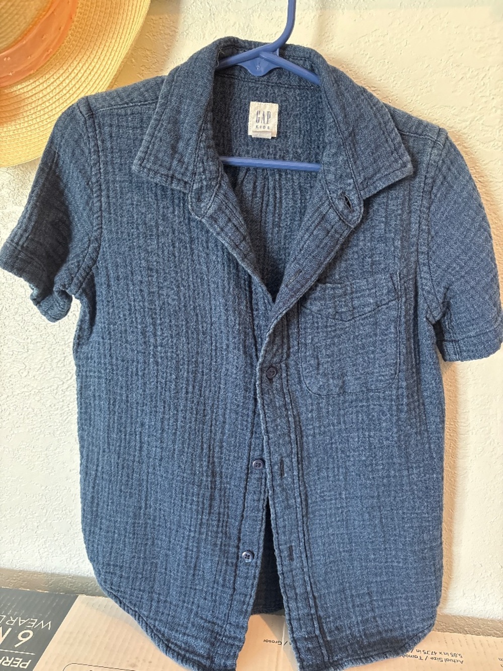 Gauze button down